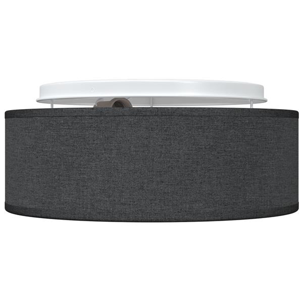 Grote foto vidaxl plafonni re zwart 30 x 13.5 cm stof huis en inrichting overige