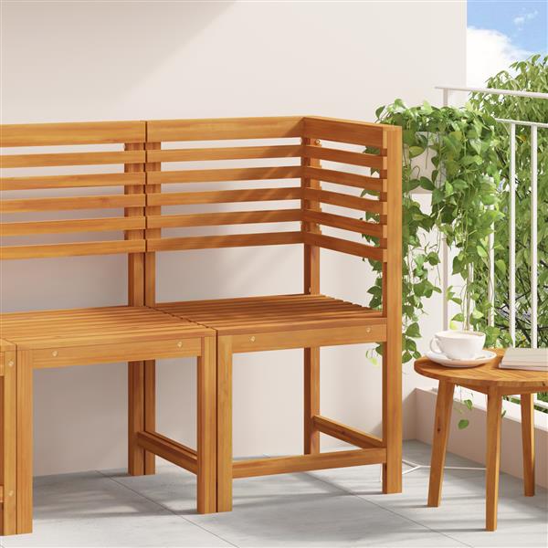 Grote foto vidaxl tuinstoel bruin 50 x 50 x 91cm massief acaciahout tuin en terras tuinmeubelen