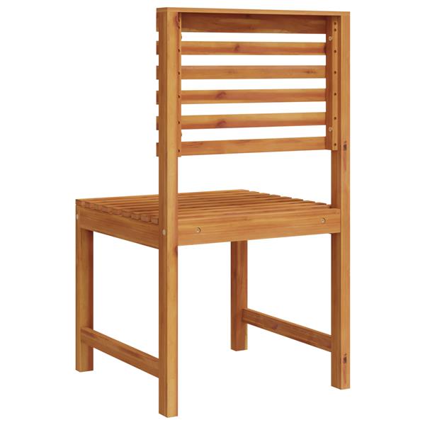 Grote foto vidaxl tuinstoel 2 pcs bruin 50 x 50 x 91cm massief acaciahout tuin en terras tuinmeubelen