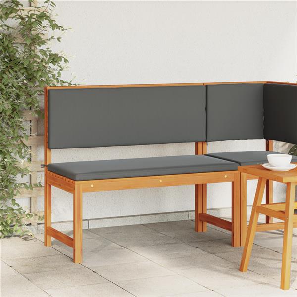 Grote foto vidaxl tuinbank bruin 100 x 50 x 91cm massief acaciahout tuin en terras tuinmeubelen