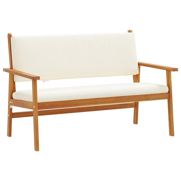 Grote foto vidaxl tuin sofa set 2 pcs bruin massief acaciahout tuin en terras tuinmeubelen