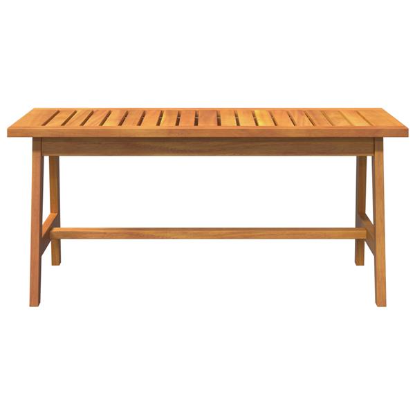 Grote foto vidaxl salontafel bruin massief acaciahout tuin en terras tuinmeubelen