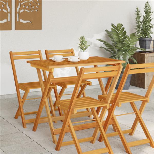 Grote foto vidaxl tuinstafel bruin 90 x 55 x 75 cm massief acaciahout tuin en terras tuinmeubelen