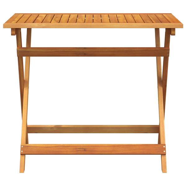 Grote foto vidaxl tuinstafel bruin 90 x 55 x 75 cm massief acaciahout tuin en terras tuinmeubelen
