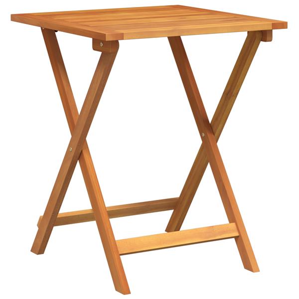 Grote foto vidaxl vouw tuin tafel naturel 60 x 60 x 72 cm massief acaciahout tuin en terras tuinmeubelen