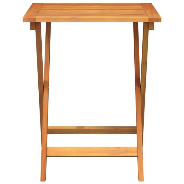 Grote foto vidaxl vouw tuin tafel naturel 60 x 60 x 72 cm massief acaciahout tuin en terras tuinmeubelen