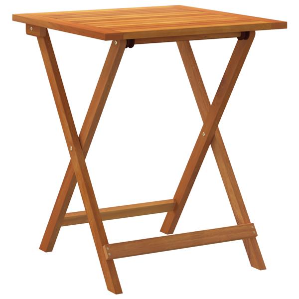 Grote foto vidaxl vouw tuin tafel naturel 60 x 60 x 72 cm massief acaciahout tuin en terras tuinmeubelen