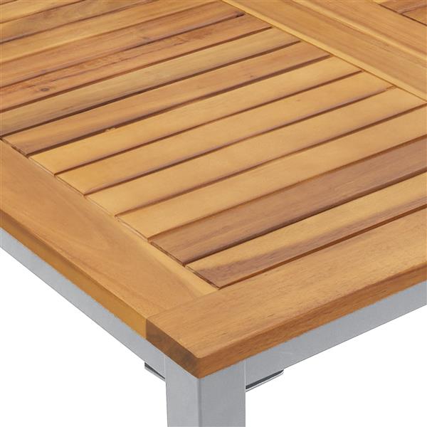 Grote foto vidaxl buitentafels natuurlijk en grijs 150 x 90 x 75 cm tuin en terras tuinmeubelen