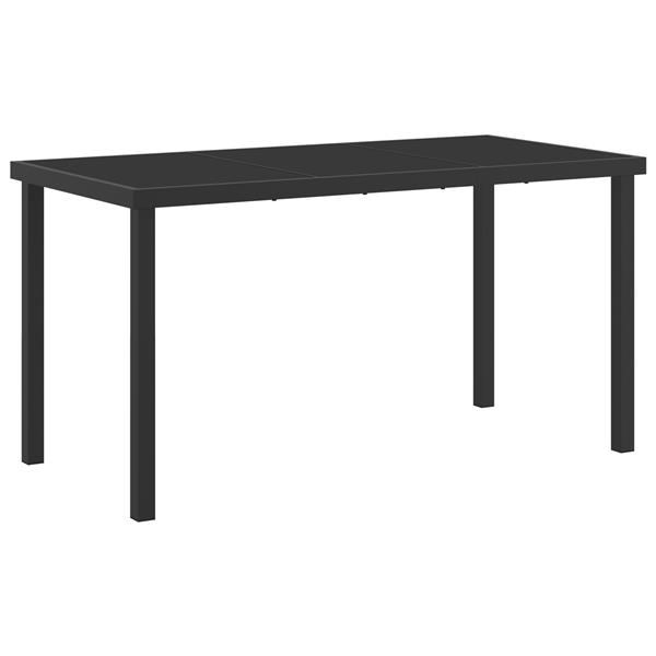 Grote foto vidaxl tuin eetset met kussen 5 pcs lichtgrijs poly riet tuin en terras tuinmeubelen