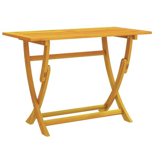 Grote foto vidaxl tuin eetset met kussen vouw 5 pcs bruin massief acaciahout tuin en terras tuinmeubelen