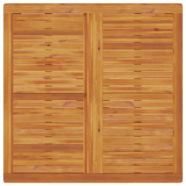 Grote foto vidaxl tuin eetset 3 pcs bruin massief acaciahout tuin en terras tuinmeubelen