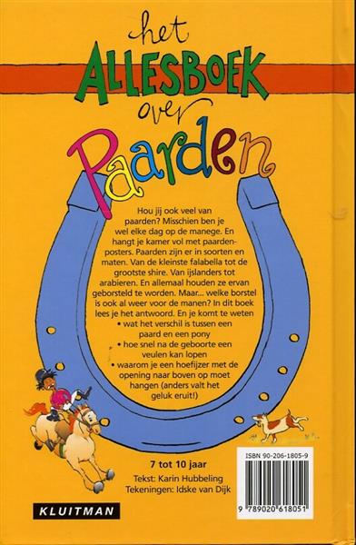 Grote foto het allesboek over paarden het allesboek over boeken overige boeken