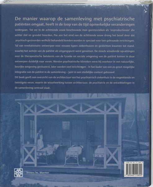 Grote foto de architectuur van het psychiatrisch ziekenhuis boeken wetenschap