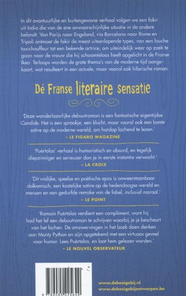 Grote foto de wonderbaarlijke reis van de fakir die vastzat in een ikea kast boeken overige boeken