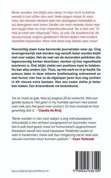 Grote foto beter worden is niet voor watjes boeken literatuur