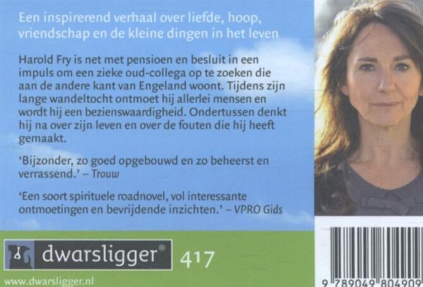 Grote foto de onwaarschijnlijke reis van harold fry dwarsligger 417 boeken overige boeken