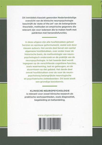 Grote foto klinische neuropsychologie boeken psychologie