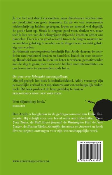 Grote foto volmaakt onvoorspelbaar boeken psychologie