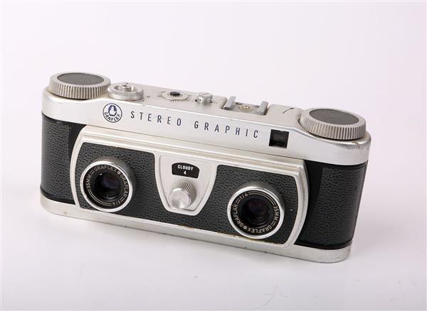 Grote foto graflex stereo graphic stereocamera audio tv en foto camera analoog