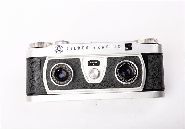 Grote foto graflex stereo graphic stereocamera audio tv en foto camera analoog