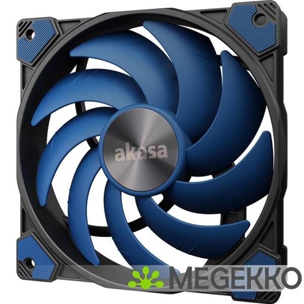 Grote foto akasa alucia sc computer behuizing processor ventilator 14 cm zwart blauw 1 stuk s computers en software overige computers en software