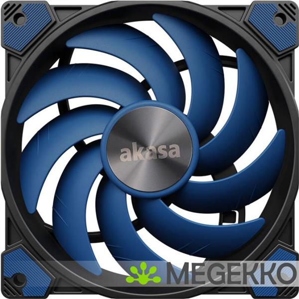 Grote foto akasa alucia sc computer behuizing processor ventilator 14 cm zwart blauw 1 stuk s computers en software overige computers en software