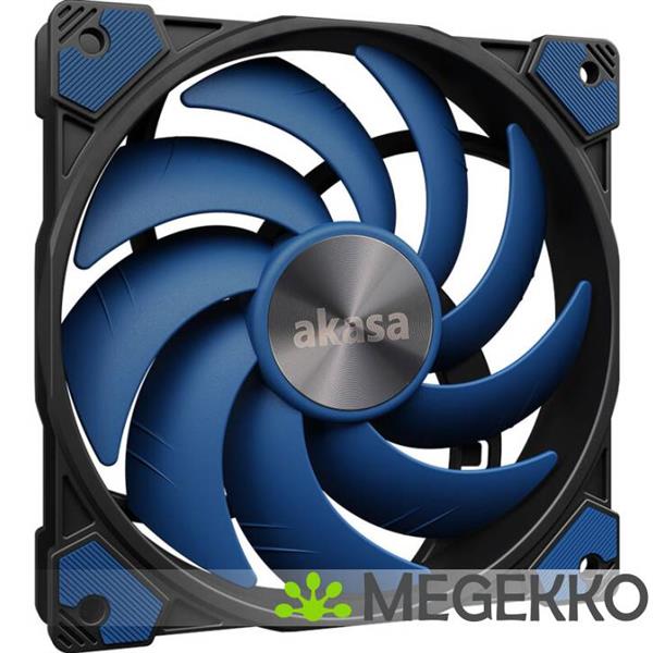 Grote foto akasa alucia sc computer behuizing processor ventilator 14 cm zwart blauw 1 stuk s computers en software overige computers en software
