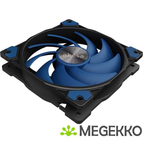Grote foto akasa alucia sc computer behuizing processor ventilator 14 cm zwart blauw 1 stuk s computers en software overige computers en software