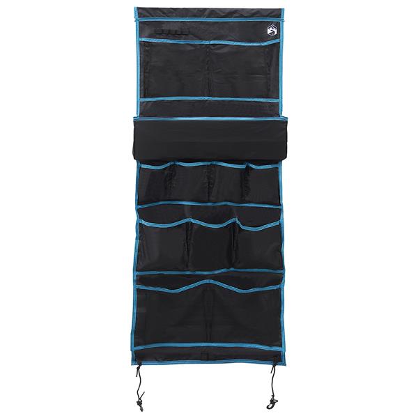 Grote foto vidaxl opbergtas zwart en blauw 161 x 58.5 cm oxford caravans en kamperen tenten