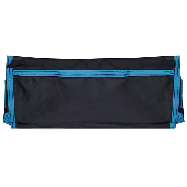Grote foto vidaxl opbergtas zwart en blauw 161 x 58.5 cm oxford caravans en kamperen tenten