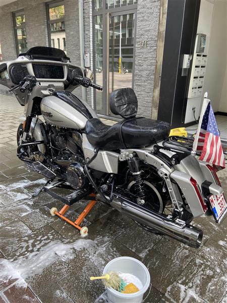 Grote foto cvo street glide anniversary 120 motoren harley davidson
