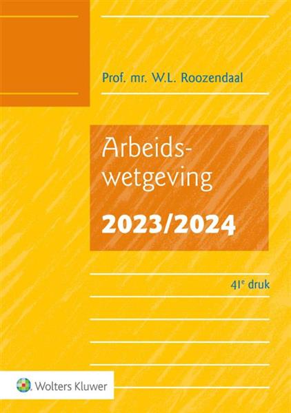 Grote foto arbeidswetgeving 2023 2024 boeken studieboeken