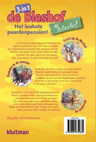 Grote foto paarden in de sneeuw feest op de bleshof de wedstrijd de bleshof boeken jeugd 13 jaar en ouder