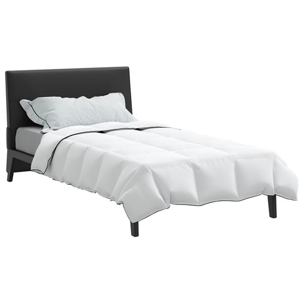 Grote foto vidaxl winter dekbed wit 155 x 200 cm veren huis en inrichting bedden