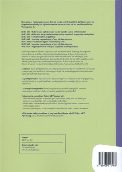 Grote foto het zorgplan werkboek niveau 3 traject v v verzorgende ig boeken overige boeken