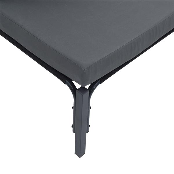 Grote foto vidaxl tuin sofa set antraciet staal tuin en terras tuinmeubelen