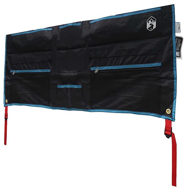 Grote foto vidaxl opslagtas met opslag zwart en blauw 98 x 47 cm oxford caravans en kamperen tenten
