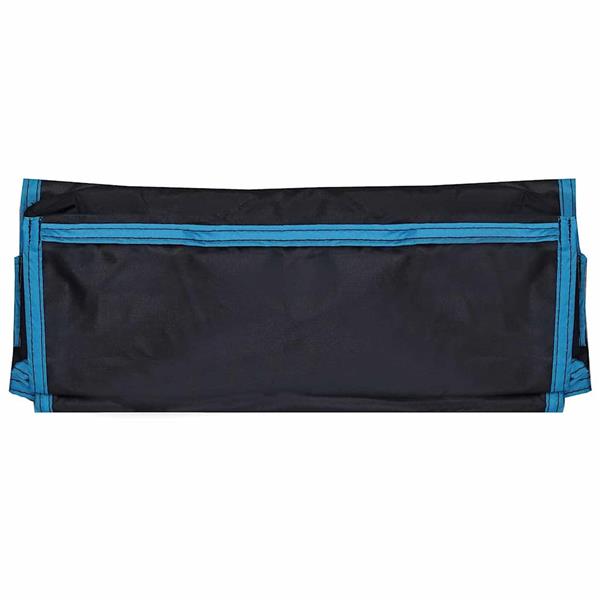 Grote foto vidaxl opbergtas met opslag zwart en blauw 91 x 47.5 cm oxford caravans en kamperen tenten