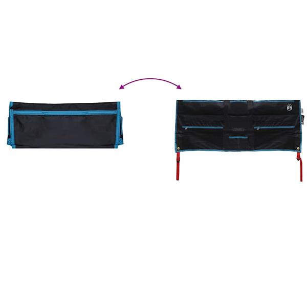 Grote foto vidaxl opslagtas met opslag zwart en blauw 98 x 47 cm oxford caravans en kamperen tenten