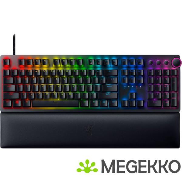 Grote foto razer huntsman v2 zwart razer clicky purple computers en software toetsenborden