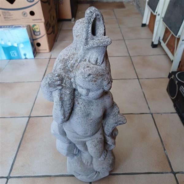 Grote foto beeldje voor fontein tuin en terras vijvers en toebehoren
