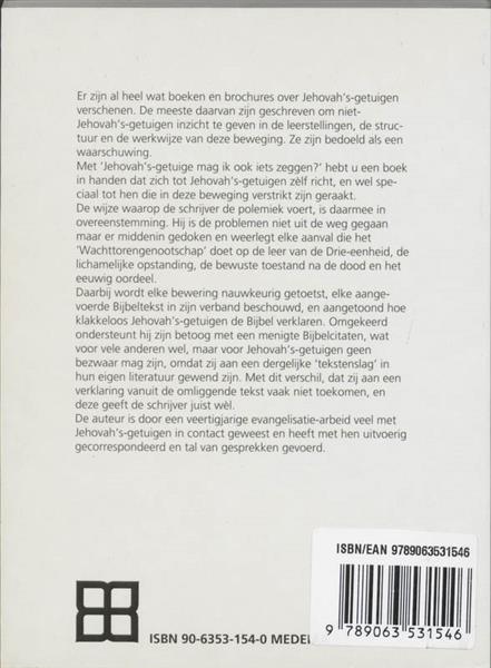Grote foto jehovah getuige mag ik ook iets zeggen boeken overige boeken