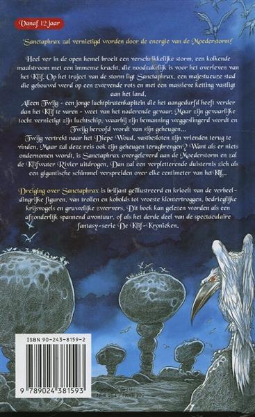 Grote foto dreiging over sanctaphrax de klif kronieken boeken jeugd 13 jaar en ouder