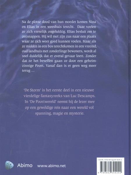 Grote foto de storm de poortwereld 1 boeken jeugd 13 jaar en ouder