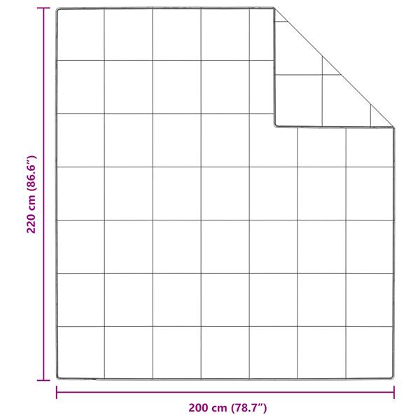 Grote foto vidaxl dekentjes dekbedden wit 200 x 220 cm dons huis en inrichting bedden
