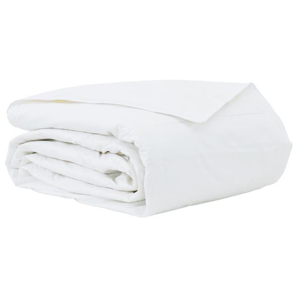 Grote foto vidaxl zomer dekbed wit 240 x 200 cm veren huis en inrichting bedden