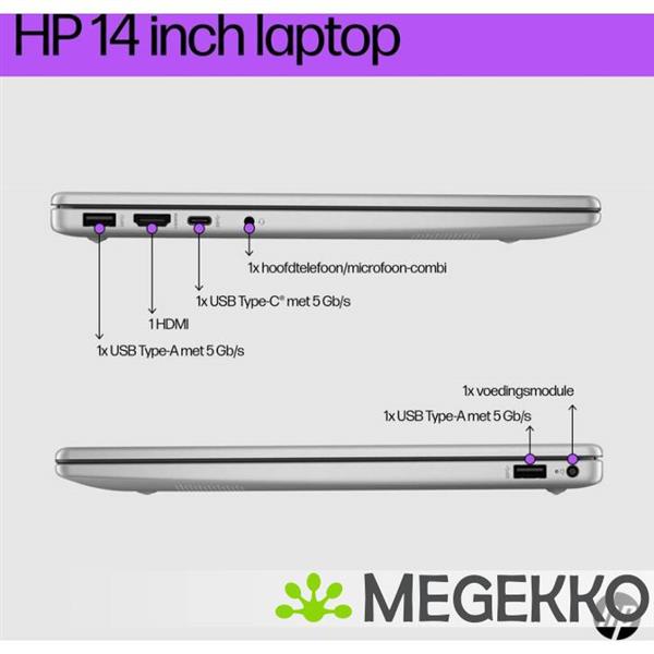 Grote foto hp 14 em0353nd 14 amd ryzen 5 laptop computers en software overige computers en software