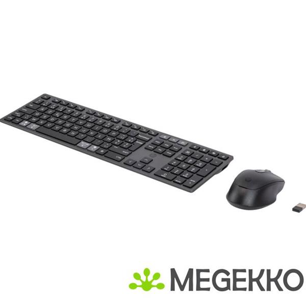 Grote foto hp 720 multi device rechargeable wireless keyboard and mouse combo computers en software overige computers en software