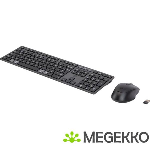 Grote foto hp 720 multi device rechargeable wireless keyboard and mouse combo computers en software overige computers en software