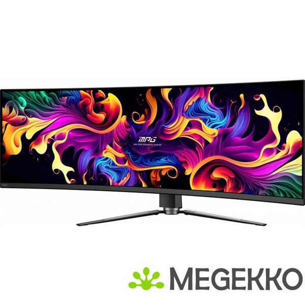 Grote foto msi mpg 491cqp 49 ultrawide quad hd qd oled 144hz gaming monitor computers en software overige computers en software